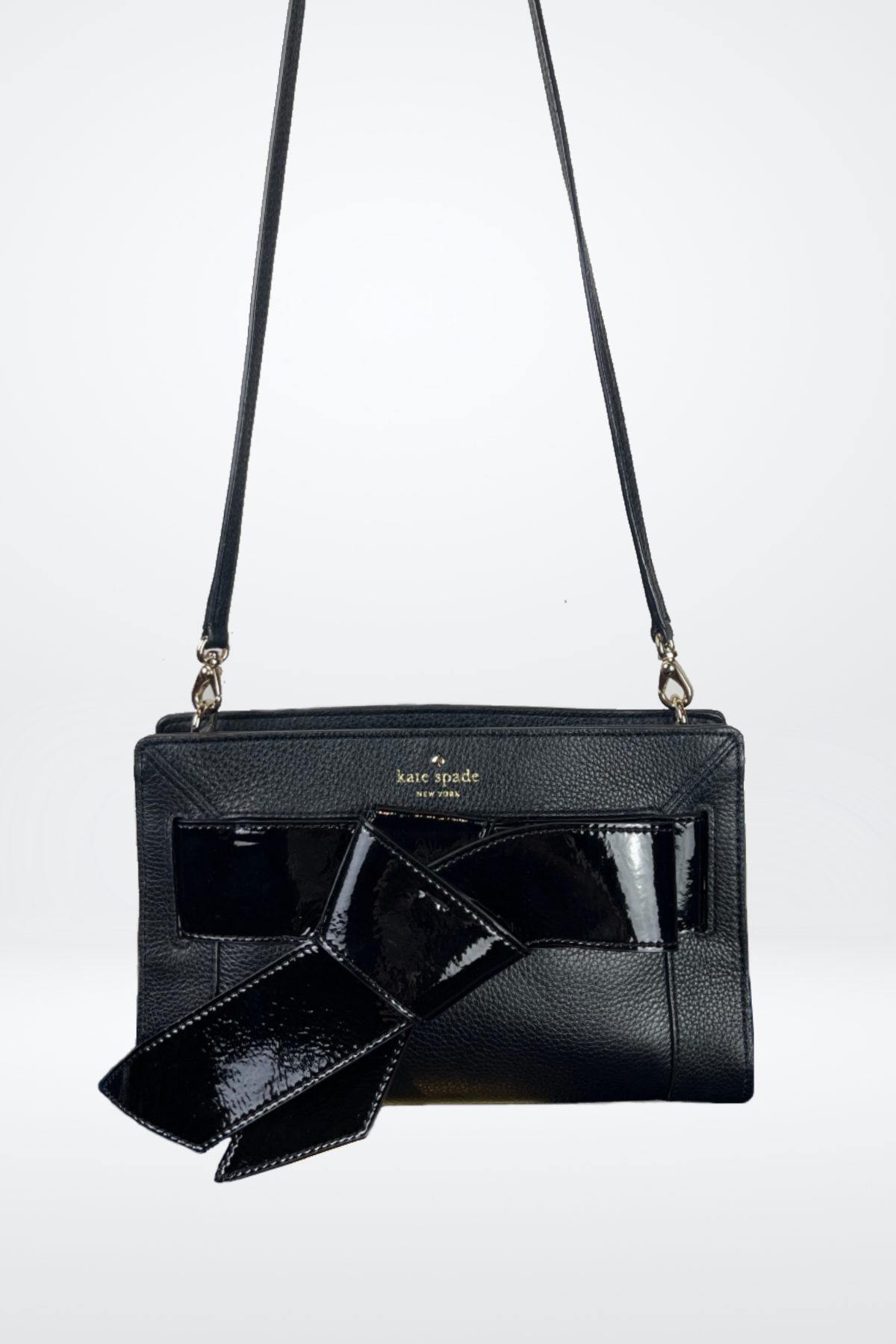 Kate Spade Leather Kimono Bow Shoulder Bag
