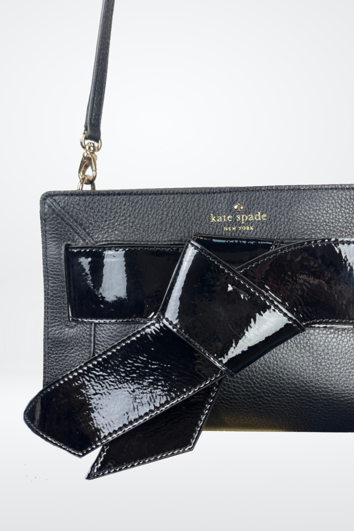Kate Spade Leather Kimono Bow Shoulder Bag