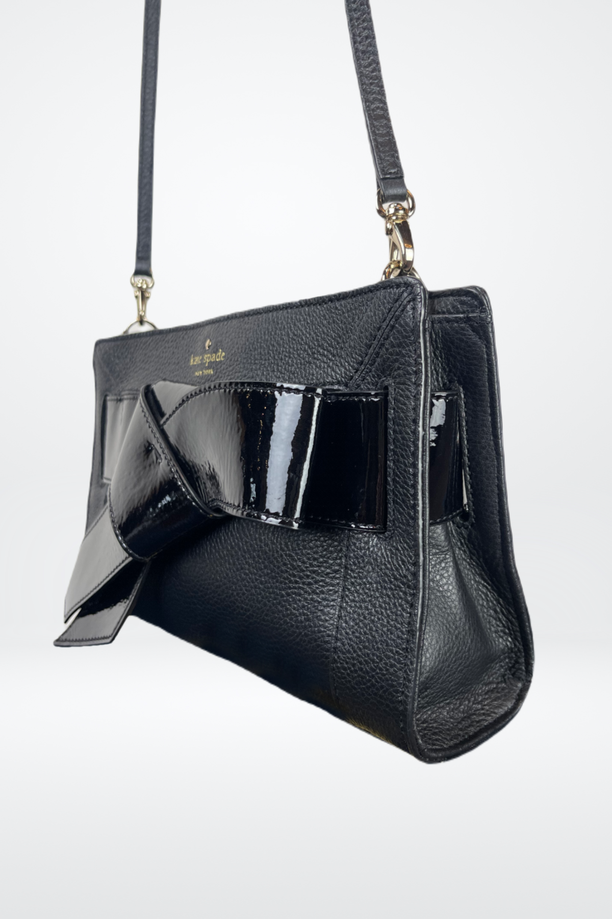 Kate Spade Leather Kimono Bow Shoulder Bag