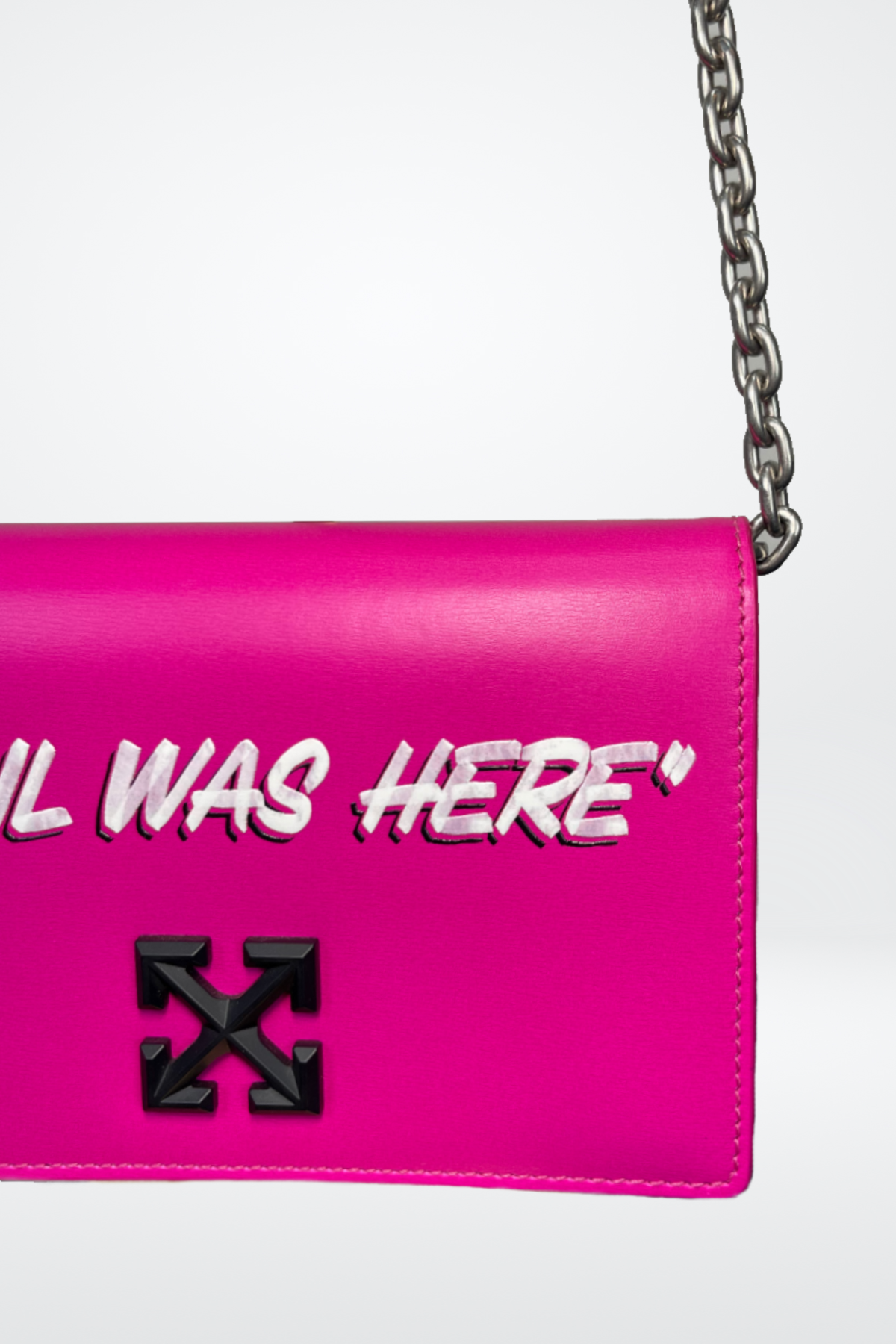 Off-White "Virgil Was Here" Hot Pink Handbag NWT