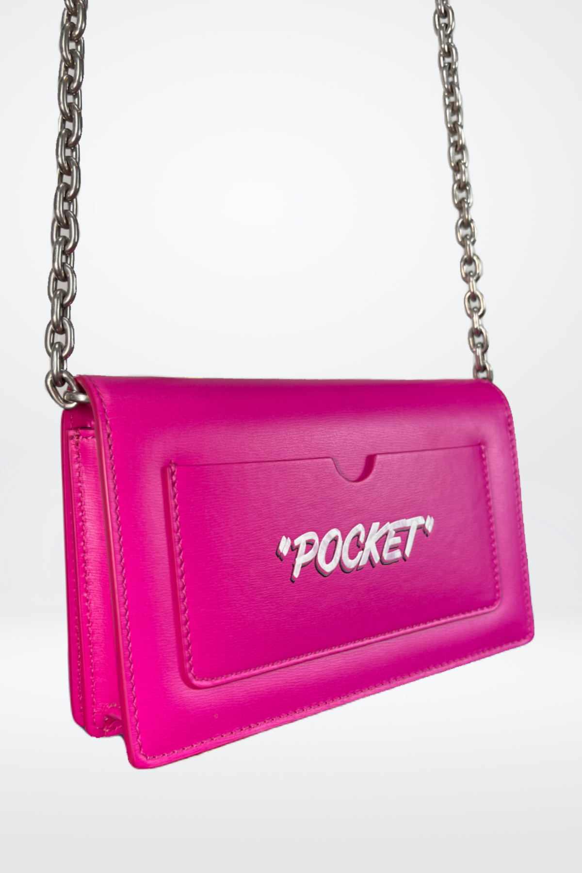 Off-White "Virgil Was Here" Hot Pink Handbag NWT