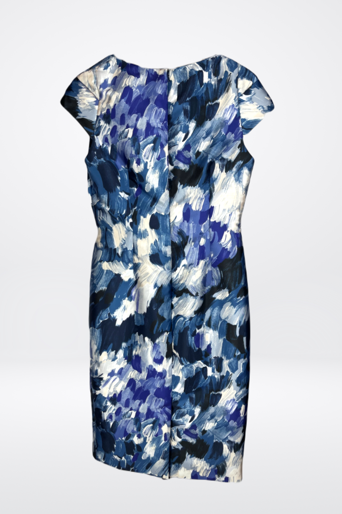 Lela Rose Midi Cap Sleeve Dress