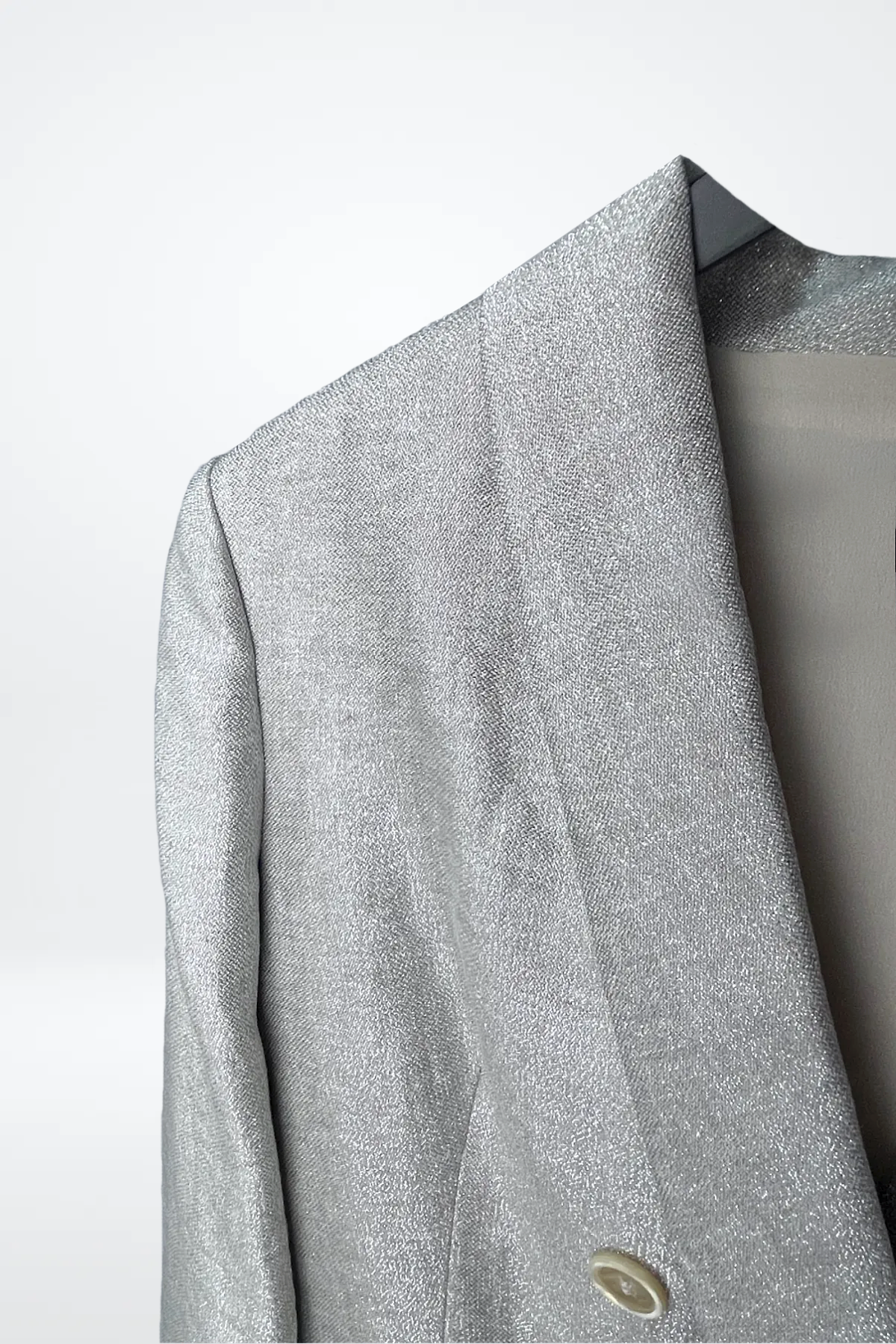 Brunello Cucinelli Shimmered Linen Double-Breasted Blazer Jacket NWT