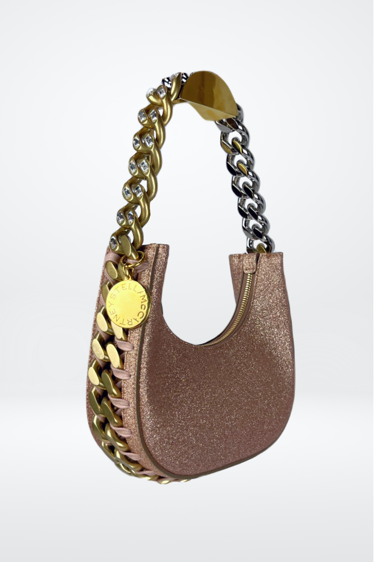 Stella McCartney Sparkly Blush Pink Handbag