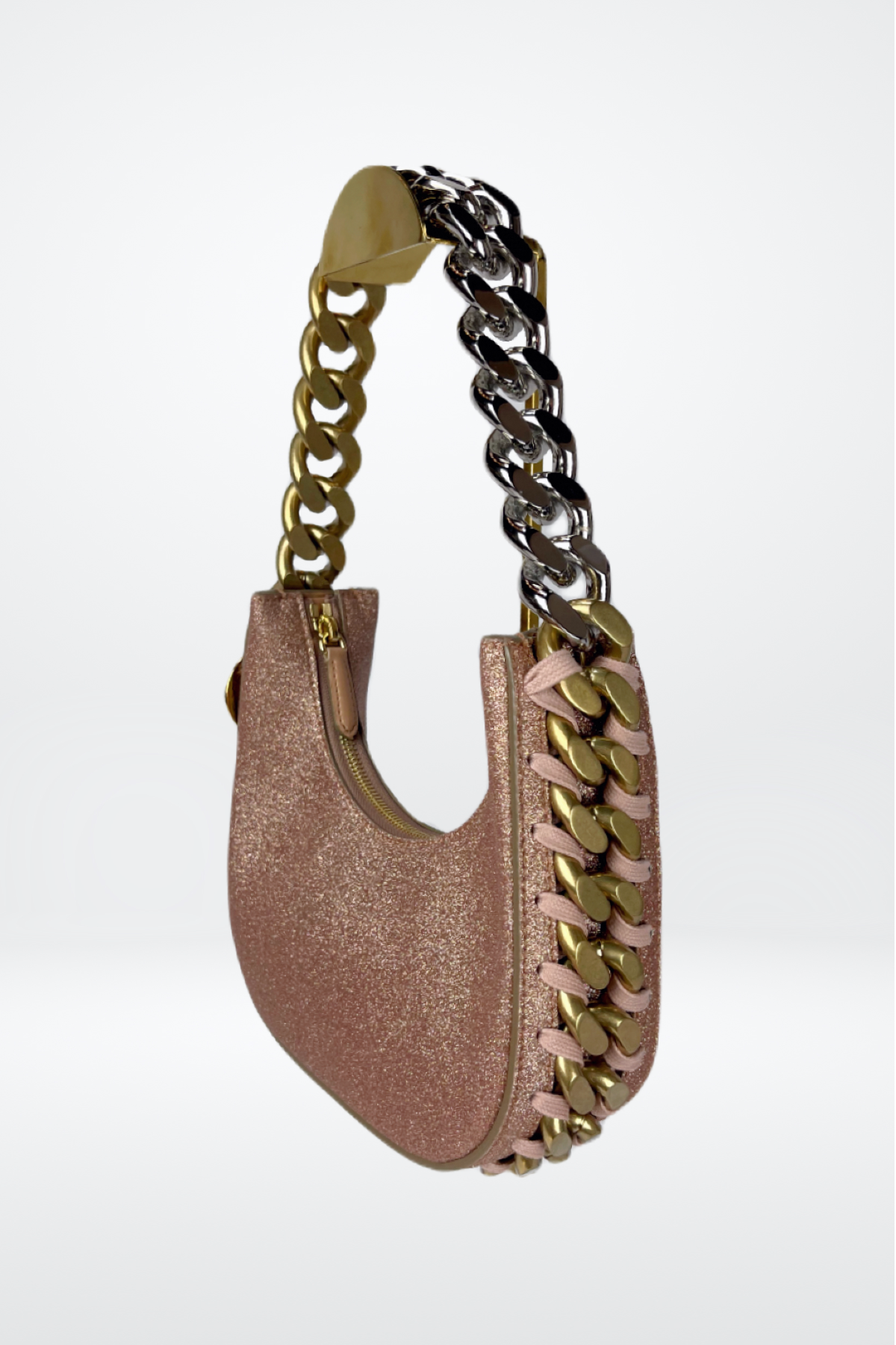 Stella McCartney Sparkly Blush Pink Handbag