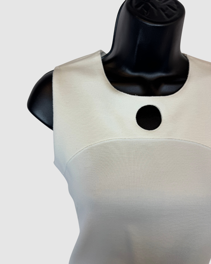 Akris Punto Sleeveless Bodice Detail Top