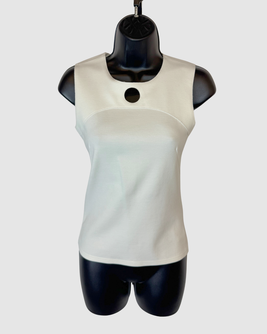 Akris Punto Sleeveless Bodice Detail Top