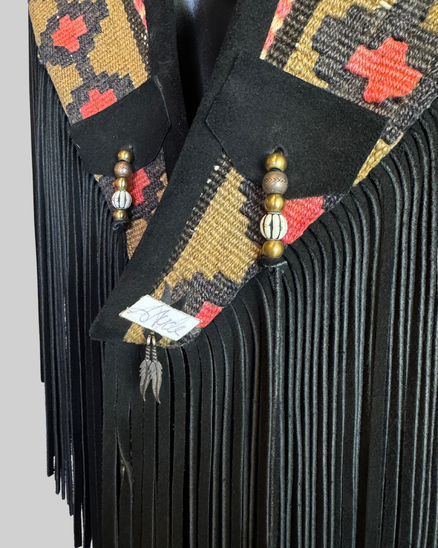 S. Hyde for Signature Rugs Woven Fringe Vest (HAS MATCHING SKIRT)