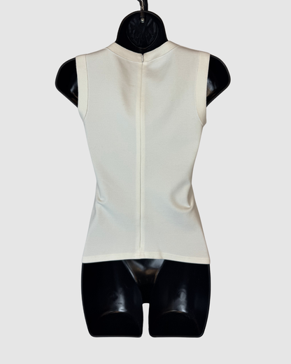 Akris Punto Sleeveless Bodice Detail Top