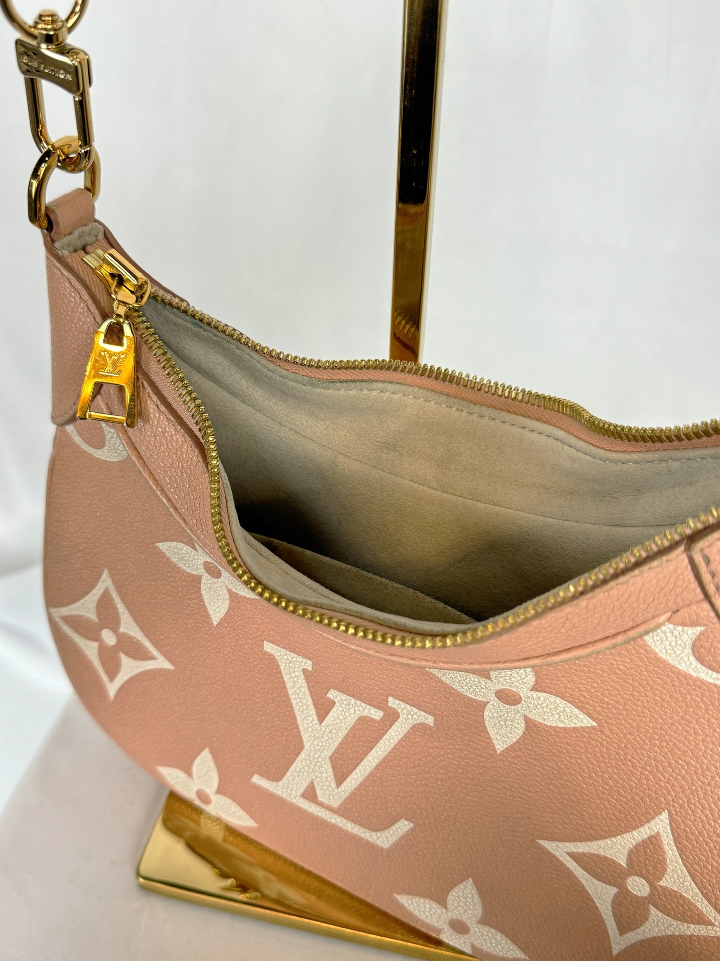 W BOX- Louis Vuitton Pink Monogram Bagatelle NM Crossbody Bag