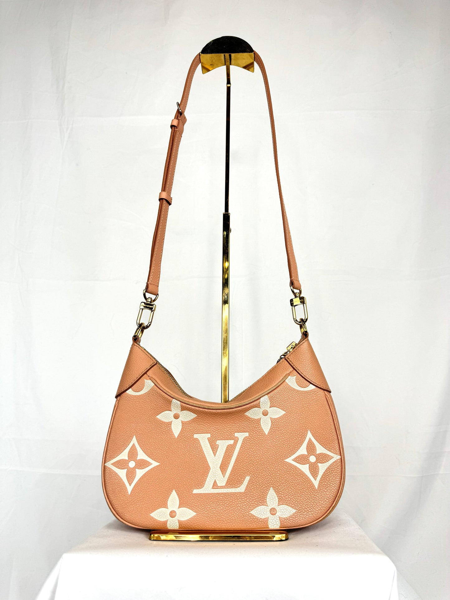 W BOX- Louis Vuitton Pink Monogram Bagatelle NM Crossbody Bag