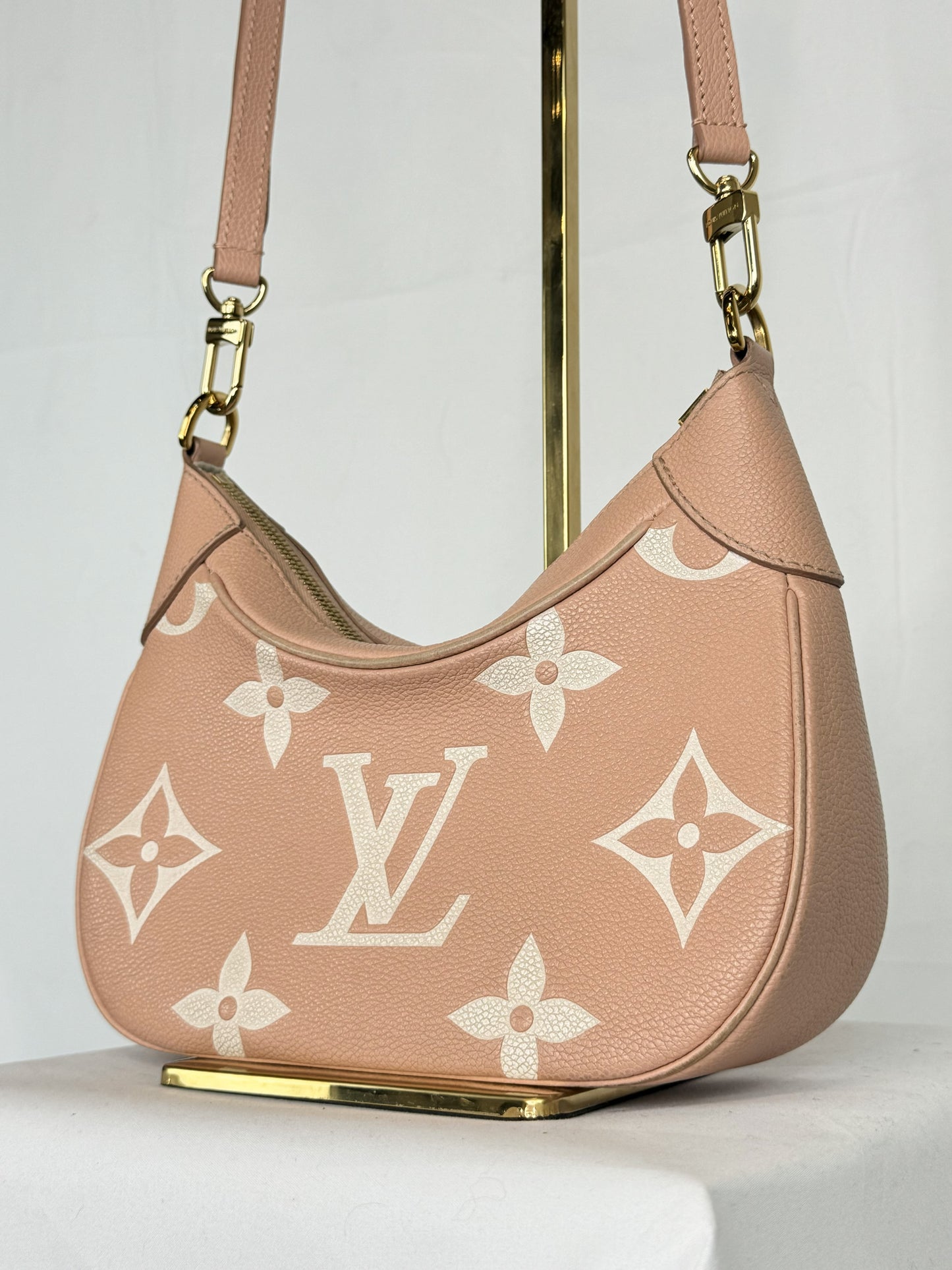 W BOX- Louis Vuitton Pink Monogram Bagatelle NM Crossbody Bag