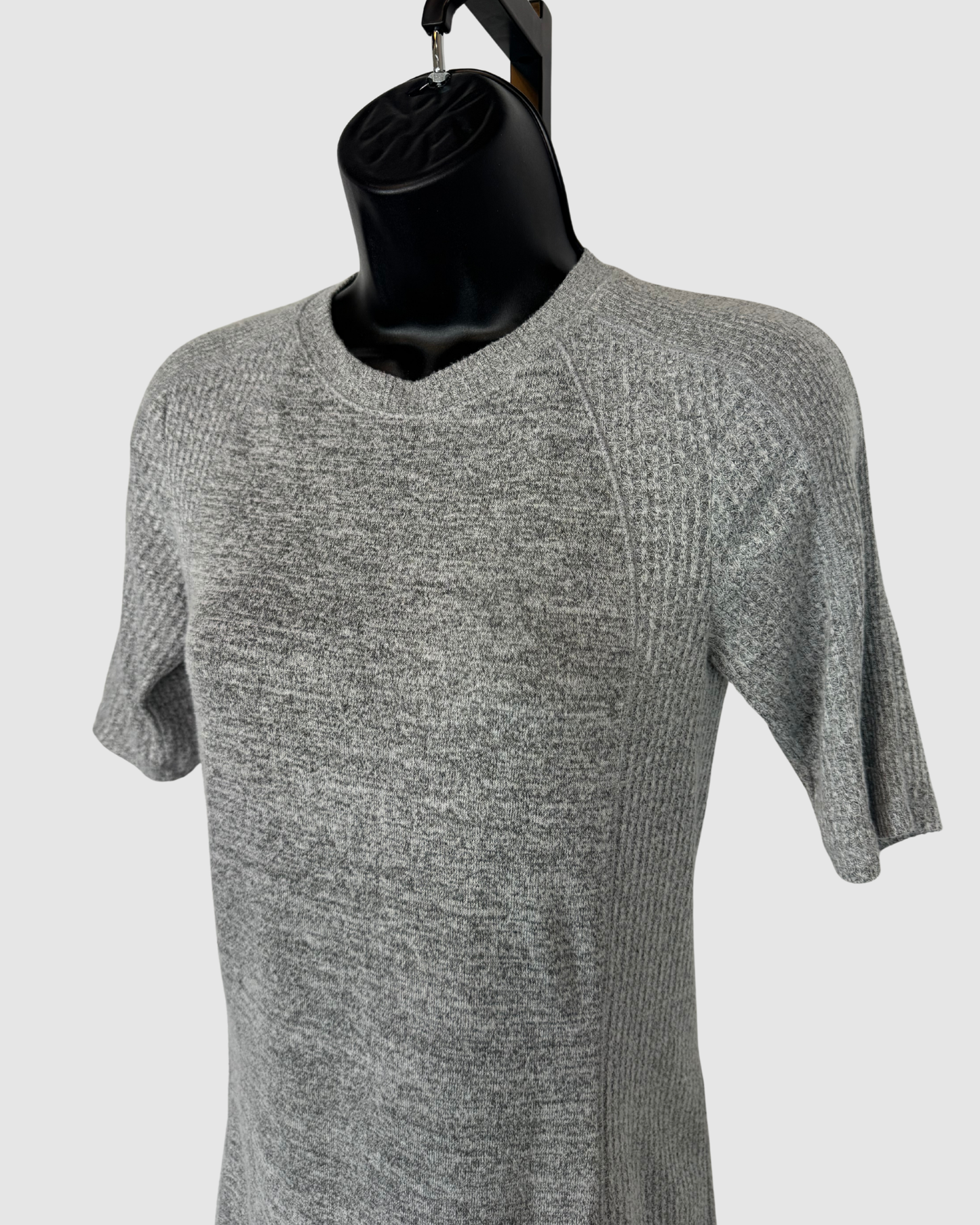 Rag & Bone Heather Grey 1/2 Sleeve Crew-Neck T-Shirt