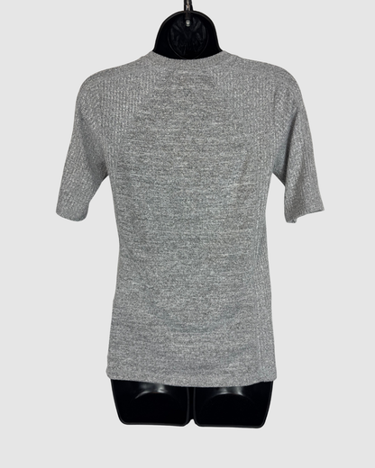 Rag & Bone Heather Grey 1/2 Sleeve Crew-Neck T-Shirt