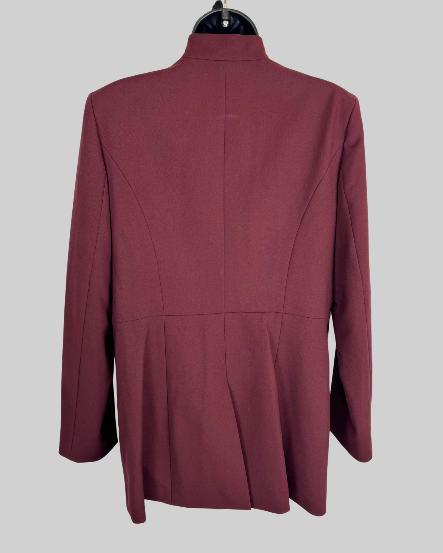 Elie Tahari Burgundy Single Button Blazer NWT