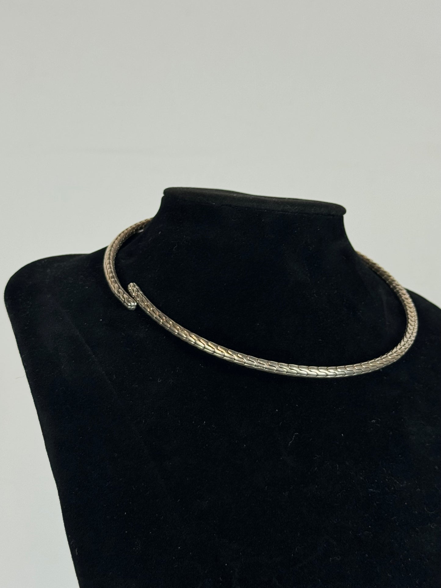 John Hardy Sterling Silver Classic Chain Coil Necklace 16" (Comes w Case)