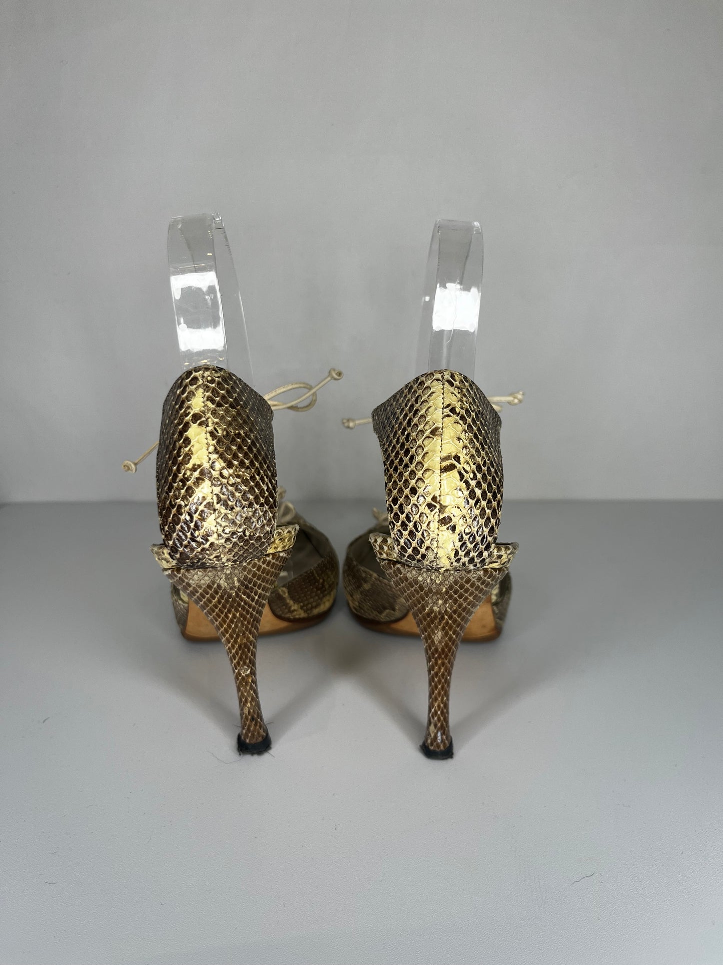 Gucci Lizard Kitten Heel Pumps