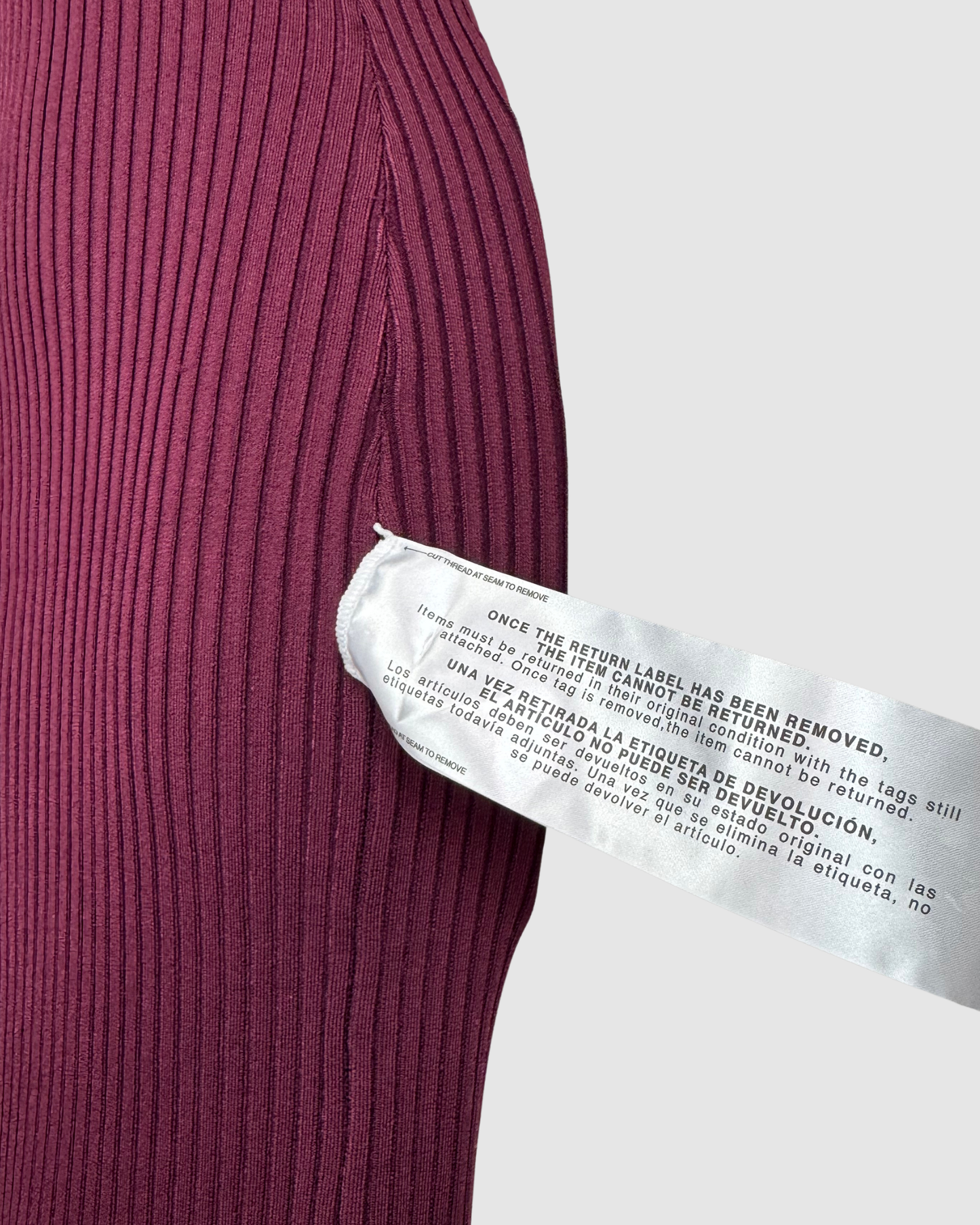 Dress The Population Burgundy Ribbed Gold Stud Short Sleeve Fitted Knee-Length Dress