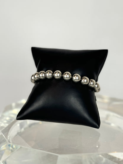 Tiffany & Co Sterling Silver Beaded Bracelet