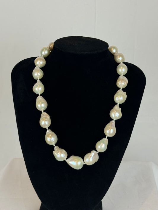 Large Pearl Strand with 14K Clasp