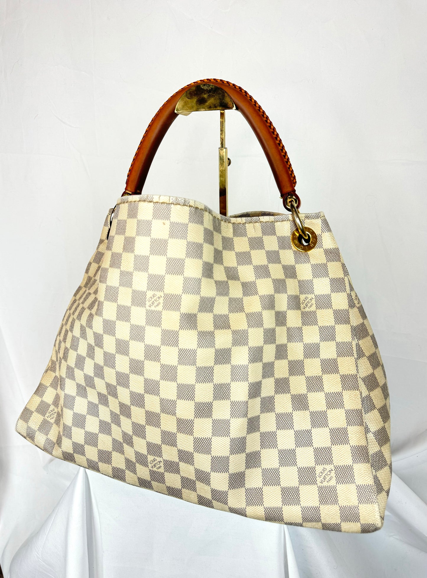 Louis Vuitton Damier Azur Artsy MM Hobo Bag