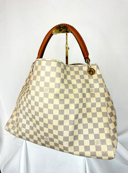 Louis Vuitton Damier Azur Artsy MM Hobo Bag