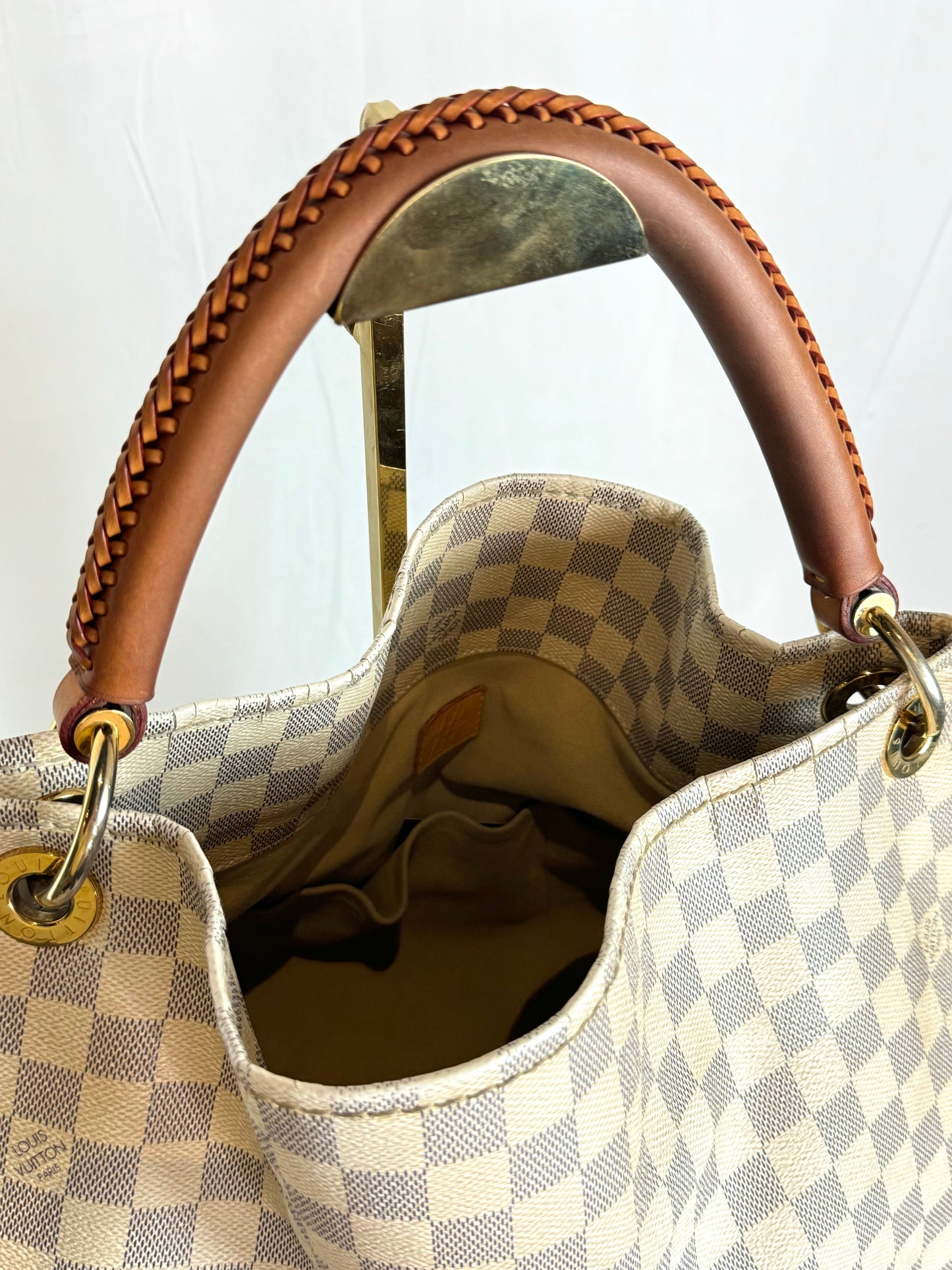 Louis Vuitton Damier Azur Artsy MM Hobo Bag