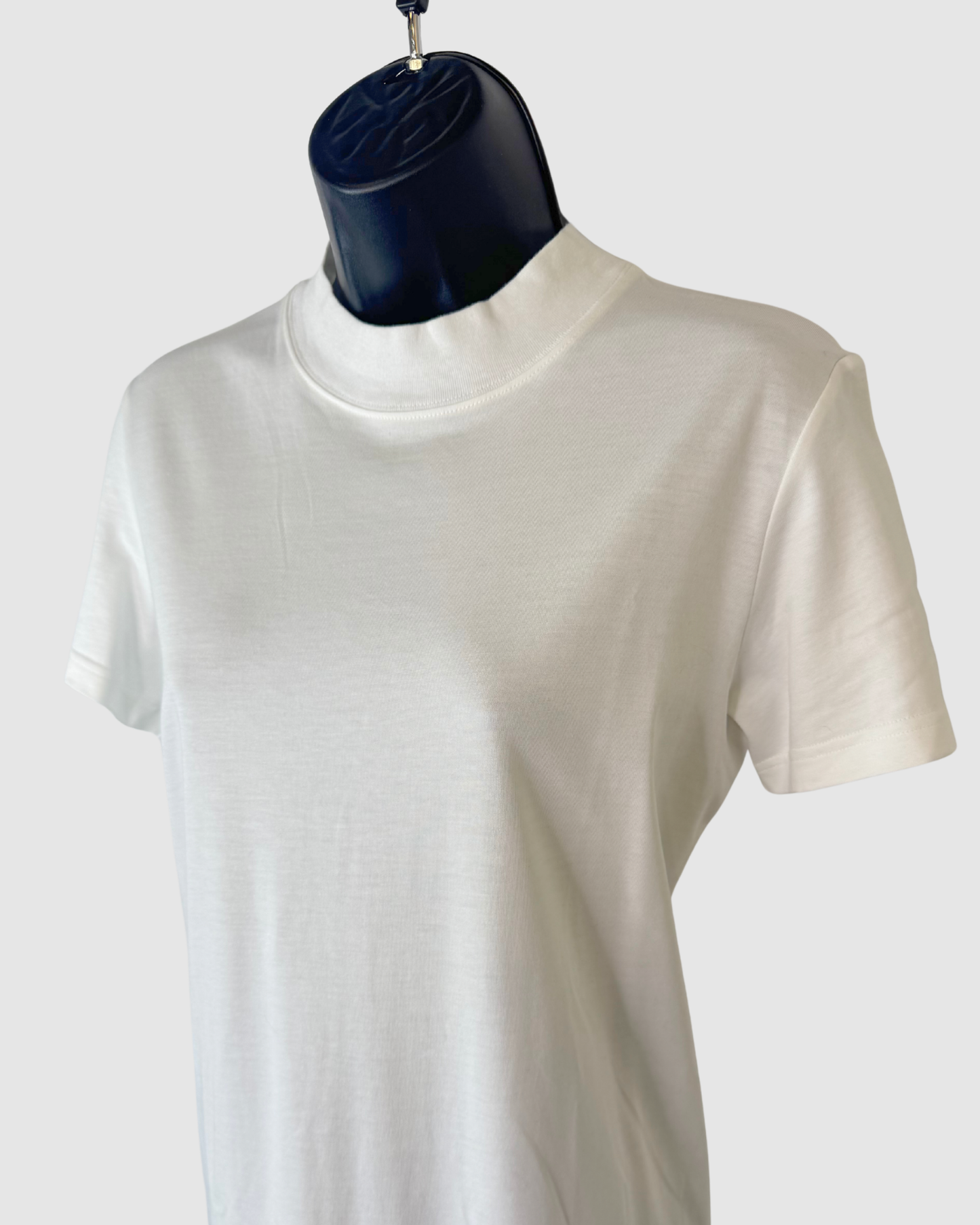 The Row White Midi Short Sleeve T-Shirt Dress