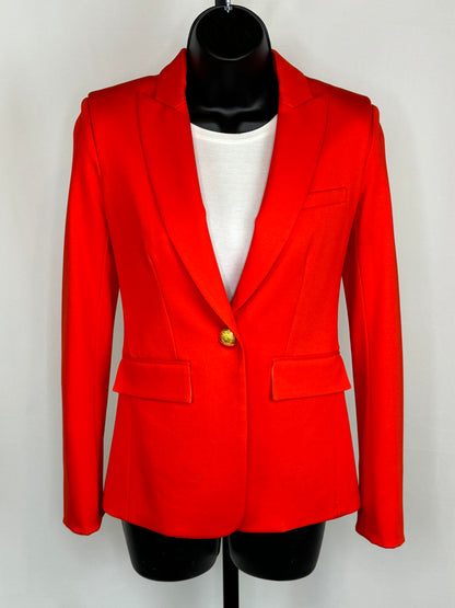 Veronica Beard Orange/Red Single Button Blazer (Part of Set)