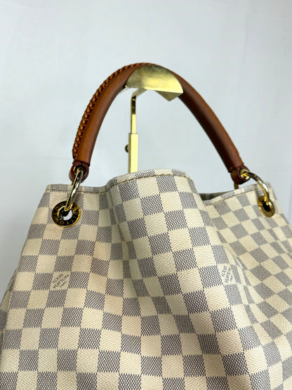Louis Vuitton Damier Azur Artsy MM Hobo Bag