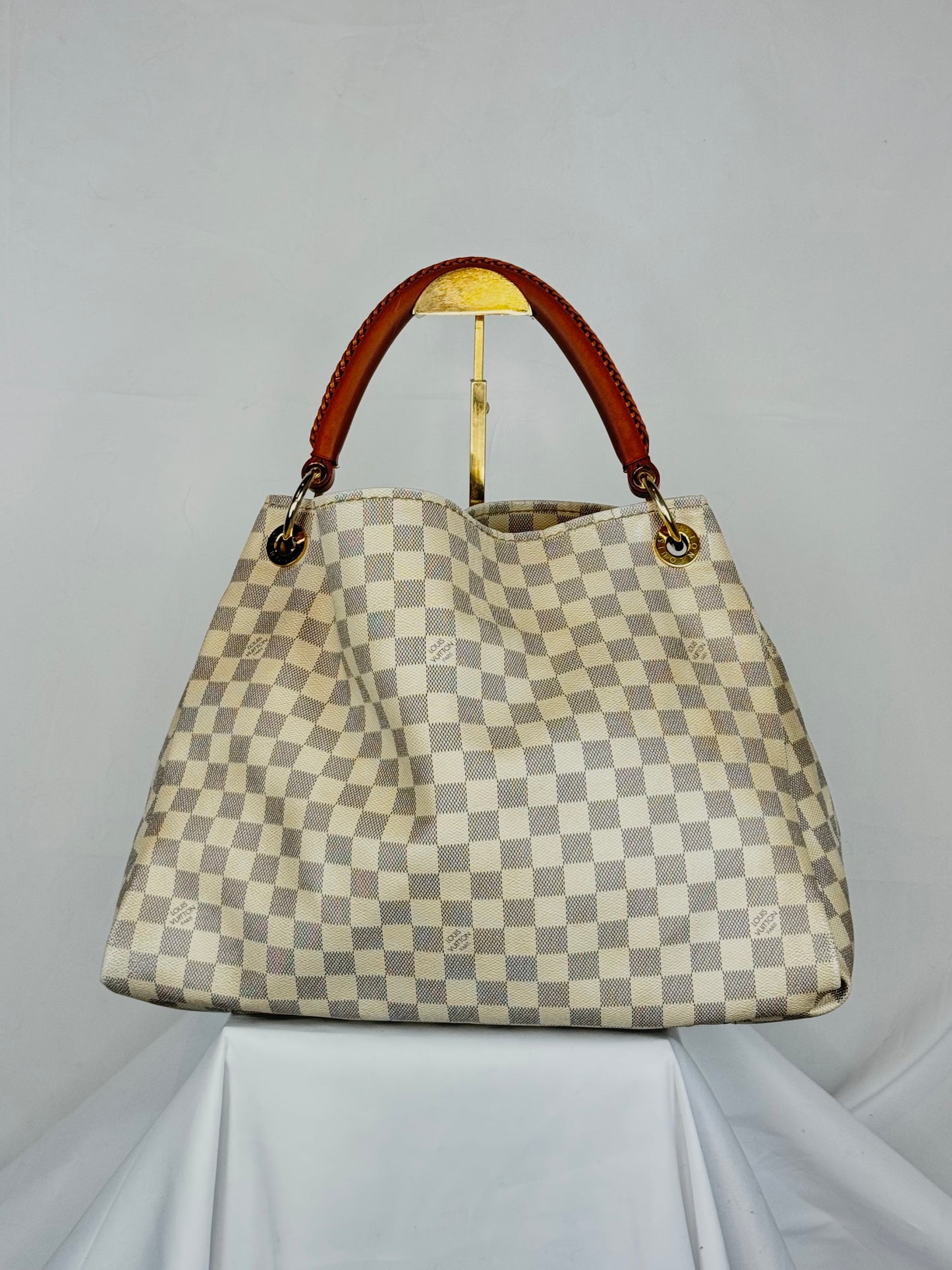 Louis Vuitton Damier Azur Artsy MM Hobo Bag