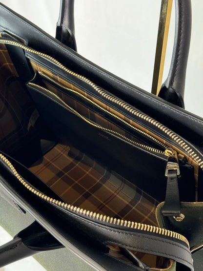 Barbour x Chloe Green Edith East-West Tote NWT