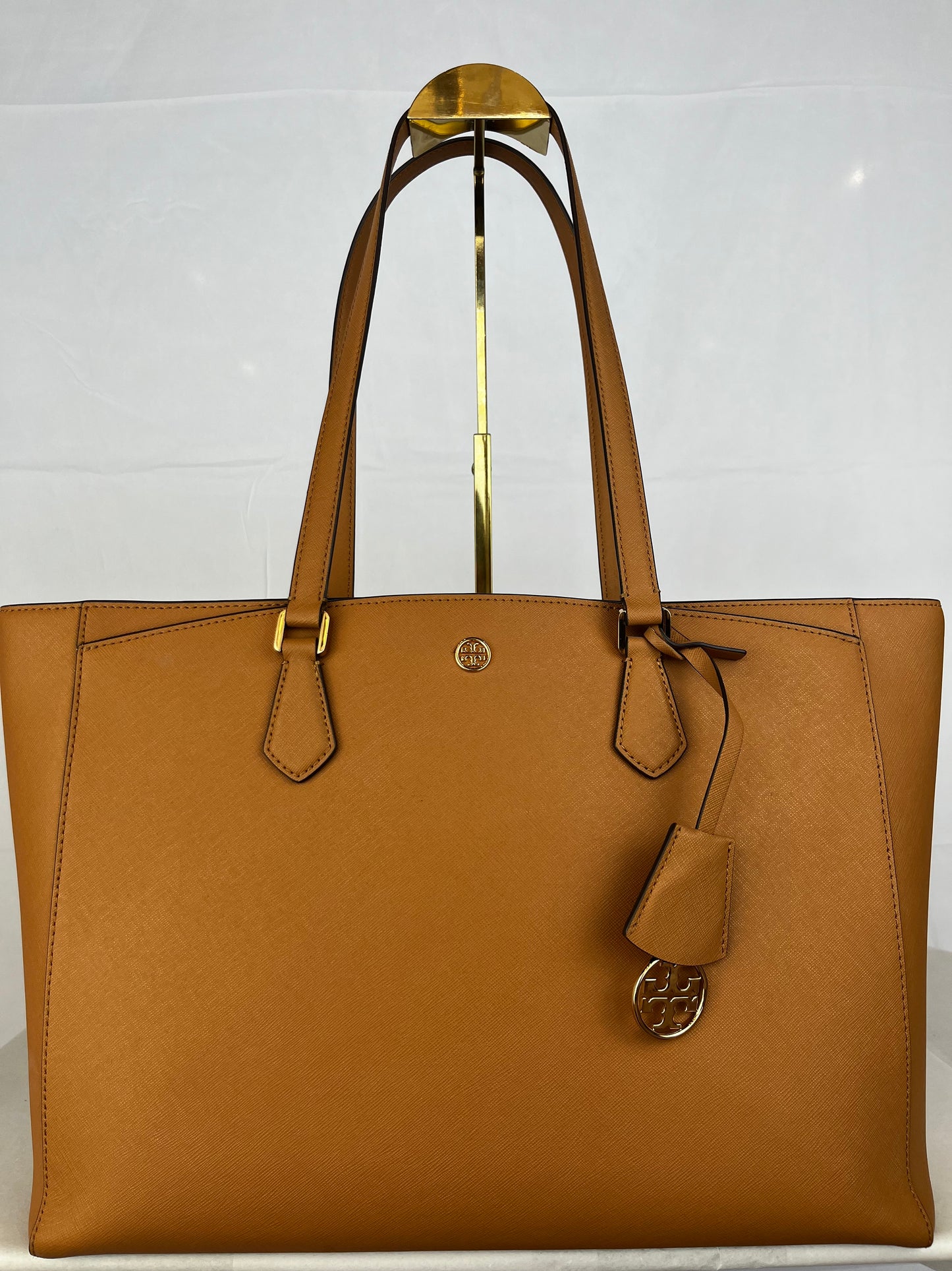Tory Burch Nude Triple-Compartment Large Tote