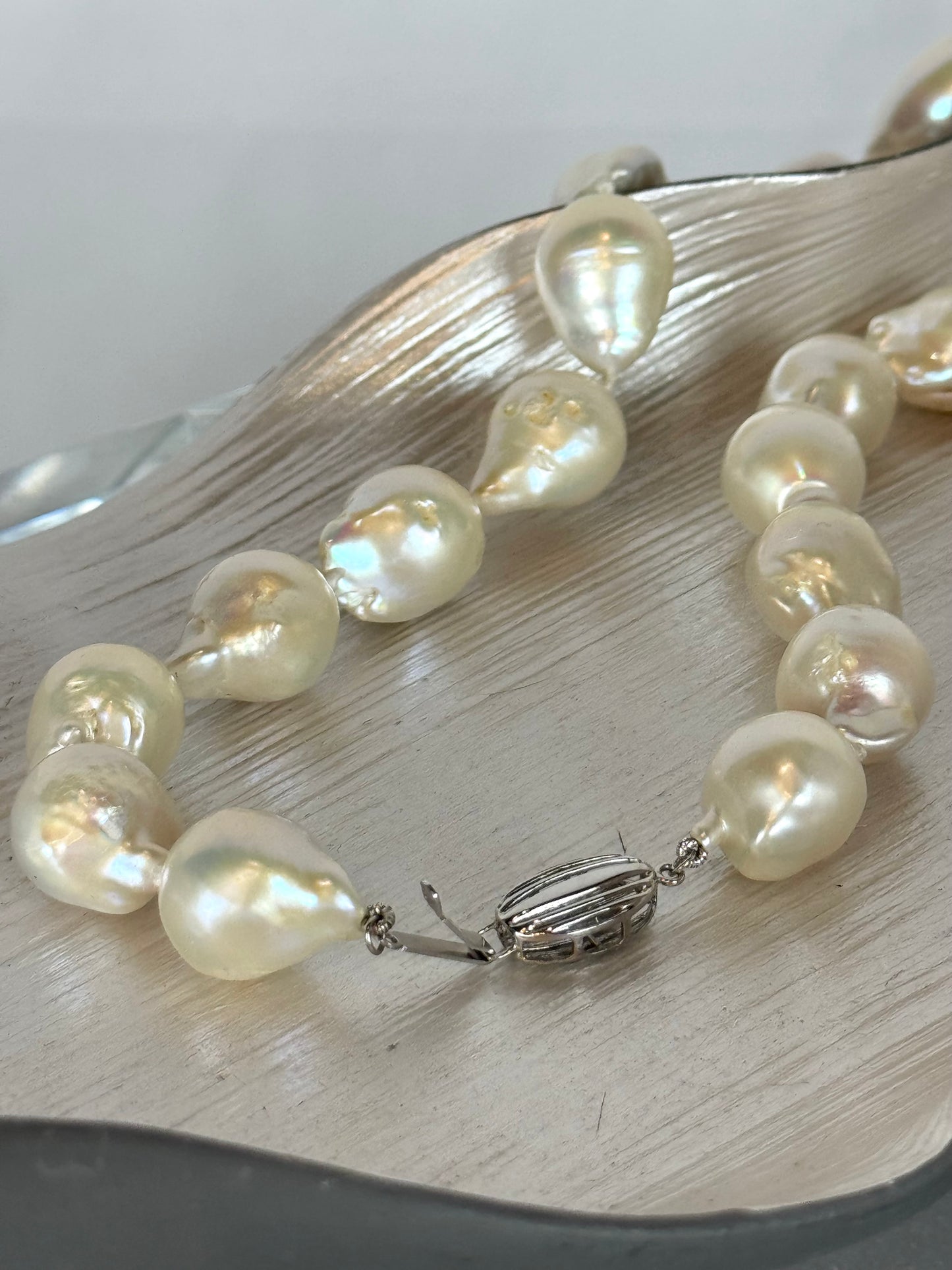 Large Pearl Strand with 14K Clasp