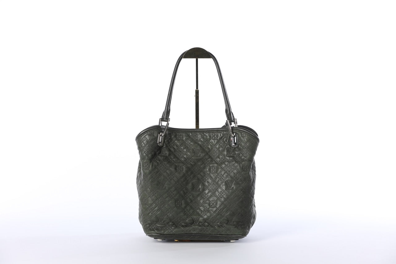 Louis Vuitton Olive Green Lambskin Antheia Lilia PM Handbag