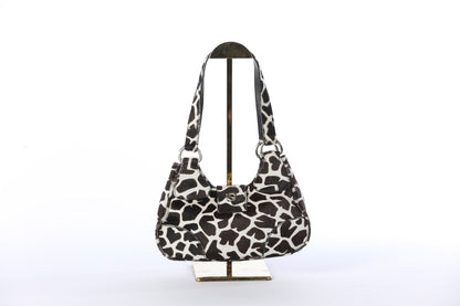 Prada Cow / Giraffe Printed Pony Hair Mini Shoulder Bag