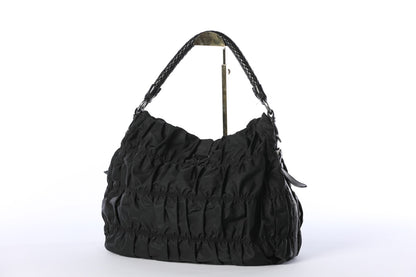 Prada Gaufre Convertible Hobo Tessuto Large