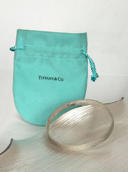 COMES WITH BAG - Tiffany & Co Somerset Sterling Silver Bangle Bracelet
