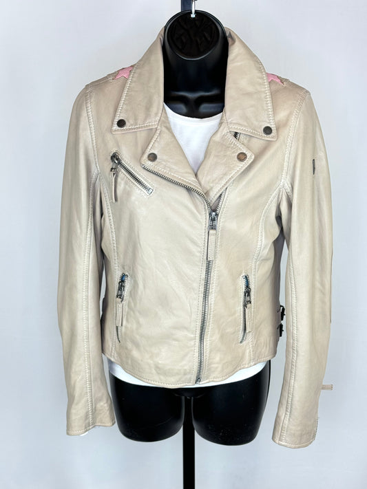 Mauritius Tan Lamb Leather Jacket