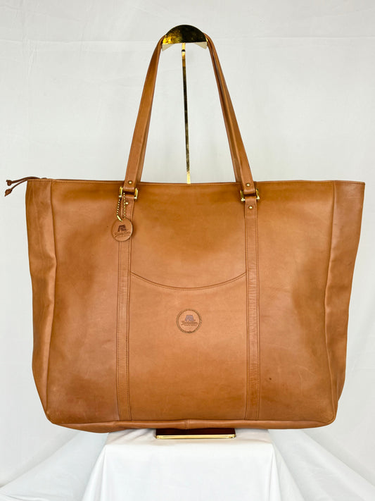 Rodolpo Roca Light Brown Leather Tote