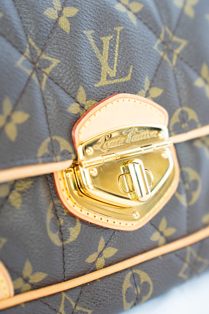 Louis Vuitton Brown Monogram Coated Canvas Etoile Clutch