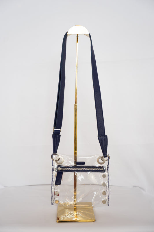 Hammit "Tony Clear" Small Crossbody Bag w Signature Studs