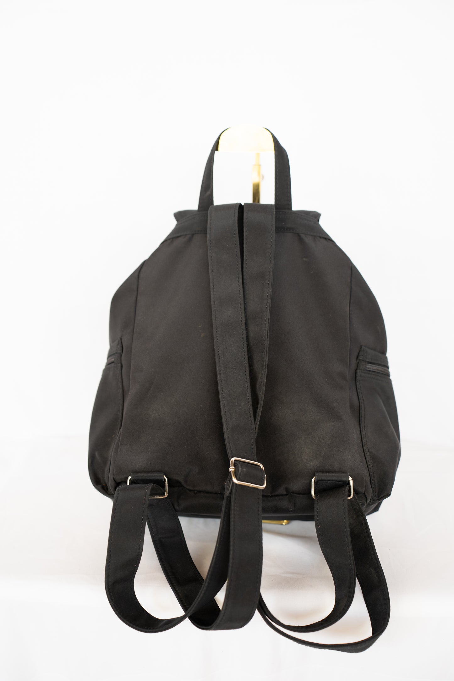Kate Spade Black Nylon Multi Pocket Backpack