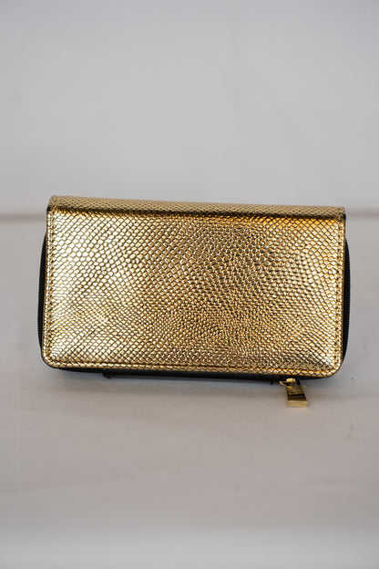 Givenchy Black and Gold Travel Makeup Pouch