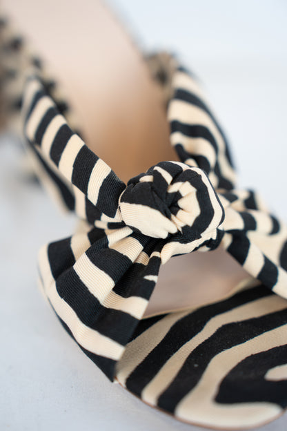 Loeffler Randall Knot Detail Block Heels