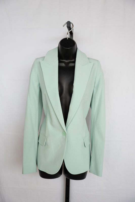 Zadig & Voltaire Light Blue Single Button Blazer NWT