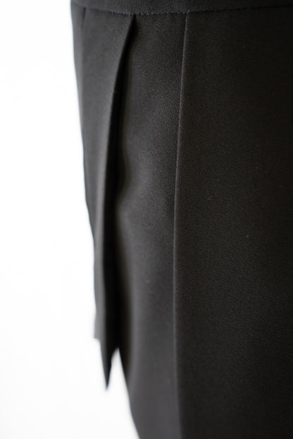Alice + Olivia Black Layered Mini Skirt