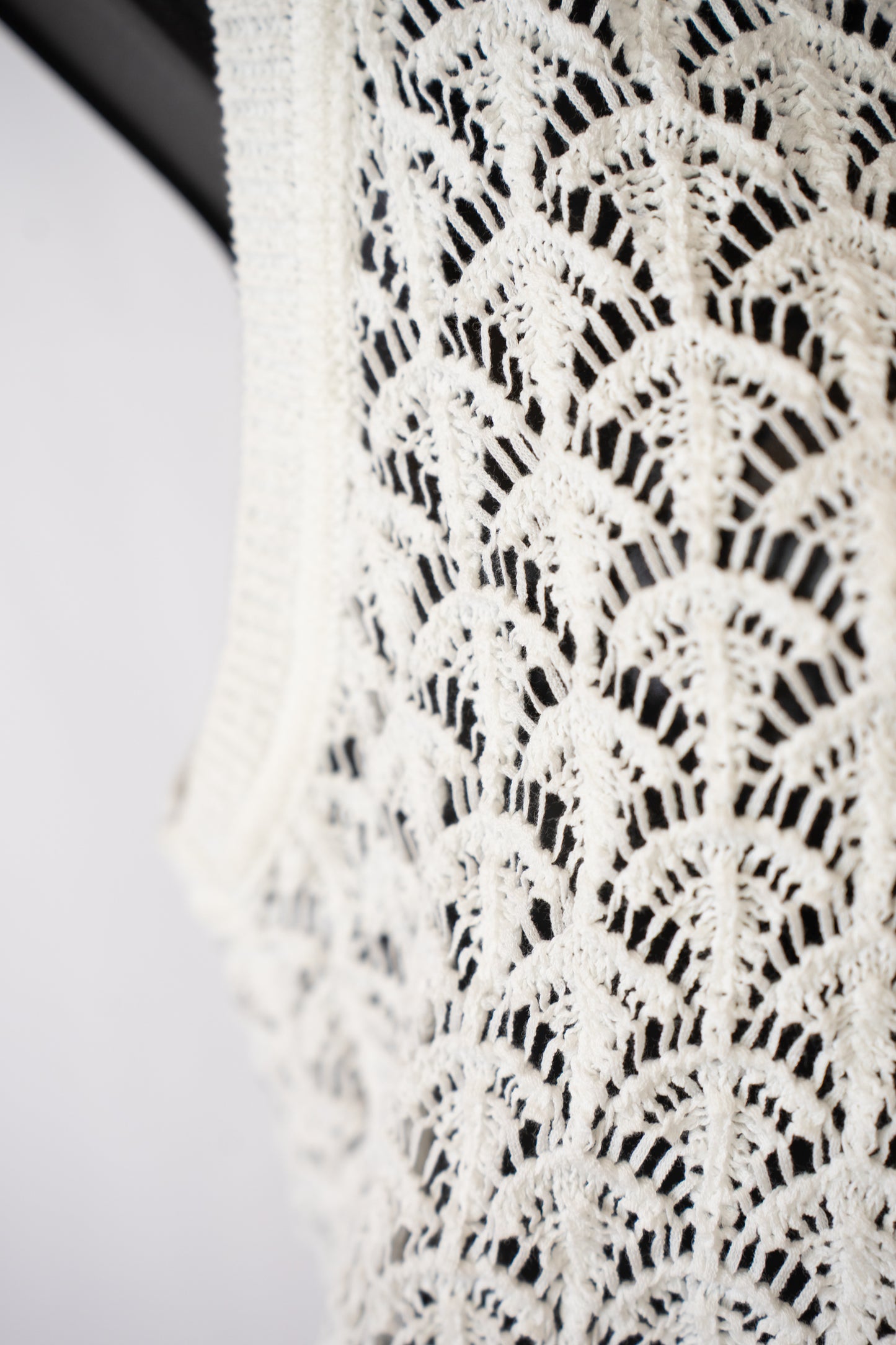 Zimmermann White Crochet Sleeveless Crop Tank Top (Part of Set)