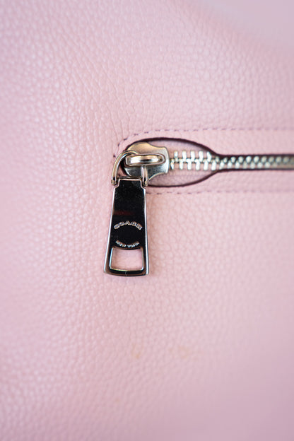 Coach Dusty Pink Sutton Hobo Pebbled Leather Bag