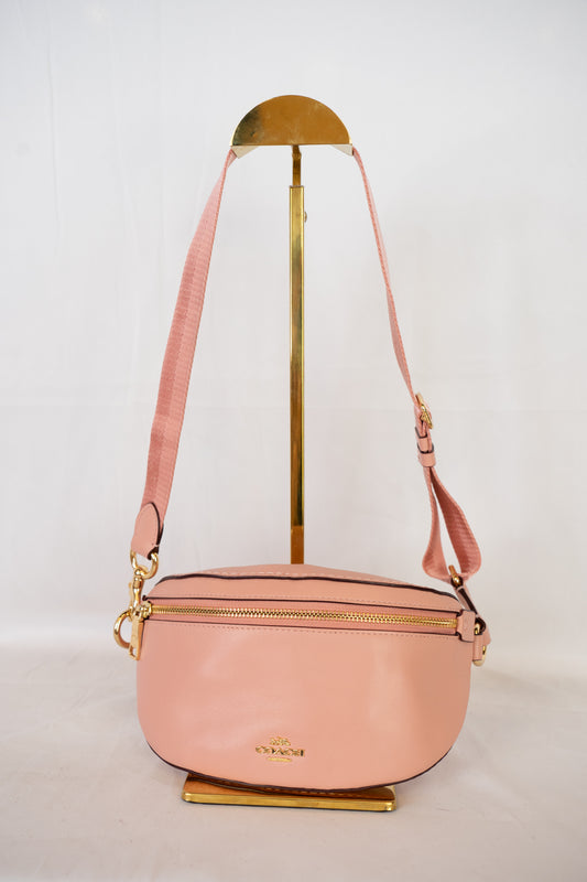 Coach Dusty Pink x Selena Gomez Belt Bag w Gold Hardware